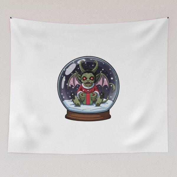 Item preview, Scary Krampus chrostmas globe  designed and sold by Mega _Tronus .