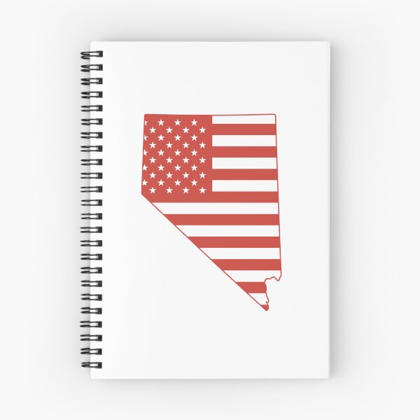 Item preview,  Nevada USA Flag Silhouette – Stars and Stripes State Outline designed and sold by Paper Drip.