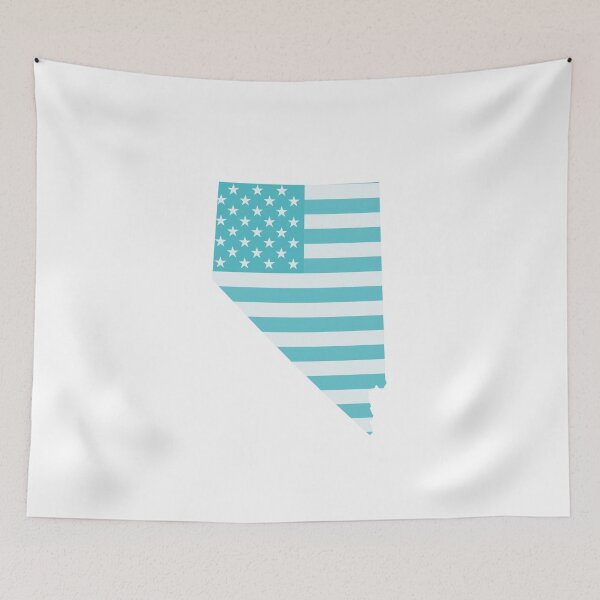 Item preview, Nevada Stars & Stripes State Silhouette – Classic Americana designed and sold by Paper Drip.