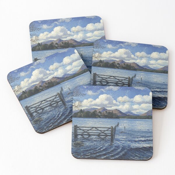 Item preview, Derwentwater Keswick Landscape - Post-Impressionist Style designed and sold by VistaPainterArt.