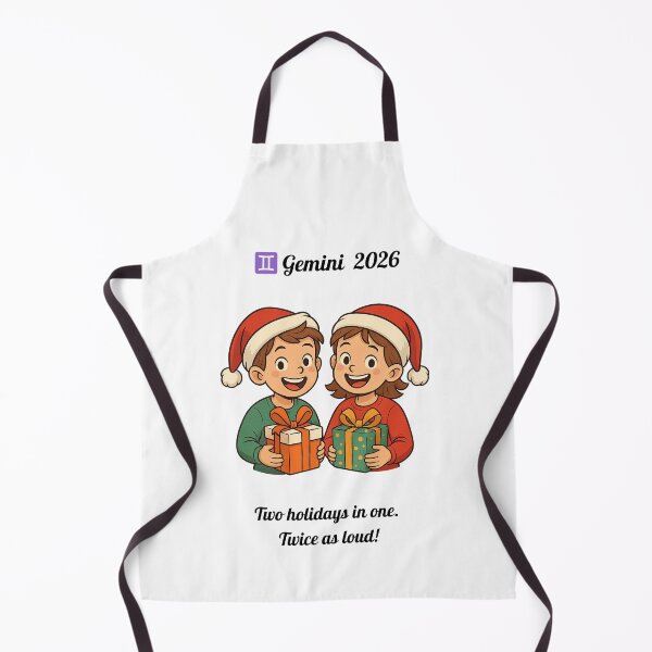 Item preview, Gemini — Two Holidays in One, Twice as Loud designed and sold by PrintJoy2025.