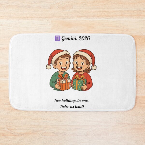 Item preview, Gemini — Two Holidays in One, Twice as Loud designed and sold by PrintJoy2025.