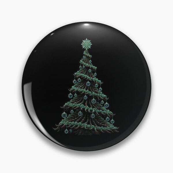 Item preview, Dark Surreal Bio-Organic Christmas Tree with Teal Glow designed and sold by zzz888.