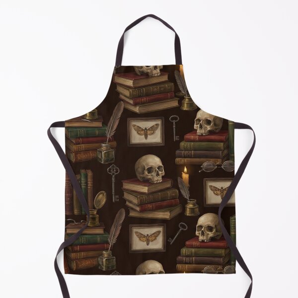 Item preview, Dark Academia Vintage Library Seamless Pattern | Moody Books & Curiosities designed and sold by StickyGuys.