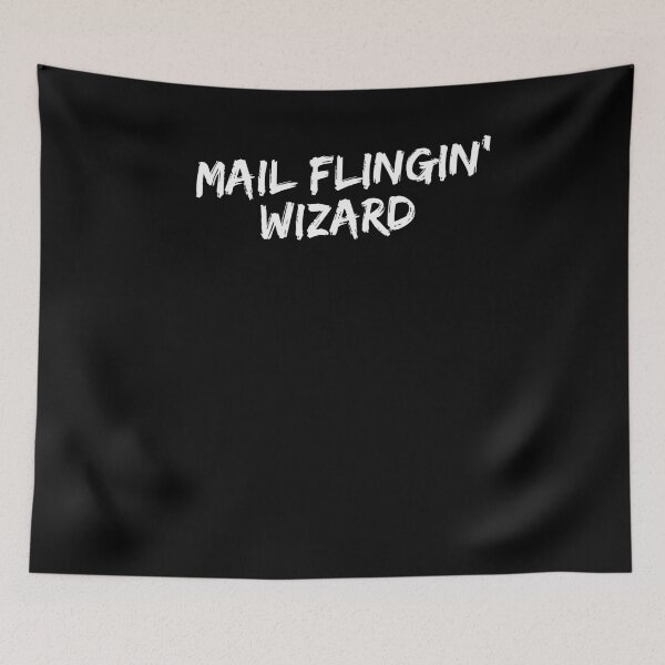 Item preview, Mail Flingin' Wizard Funny Postal Service Delivery T-Shirt designed and sold by LookTwice.
