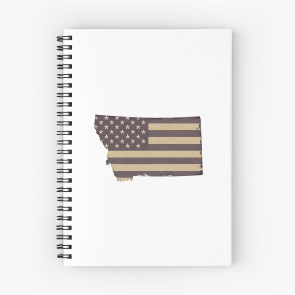 Item preview, Montana State Vintage Stars & Stripes – Brown and Gold designed and sold by Paper Drip.