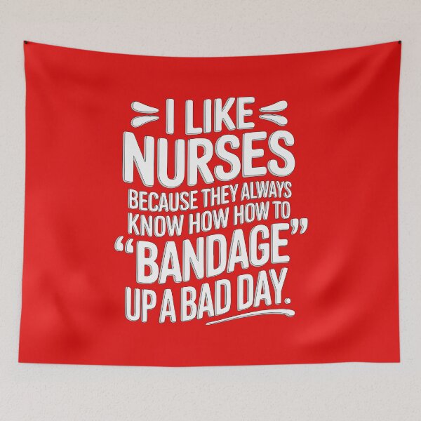 Item preview, I like Nurses Bandage Up a Bad Day  designed and sold by TeezTales.