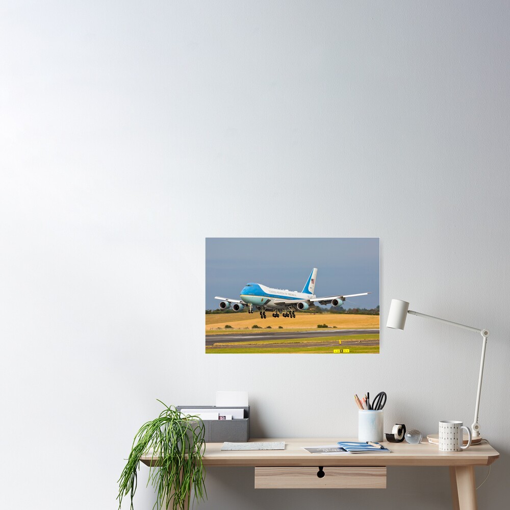 Air Force One B747 Poster