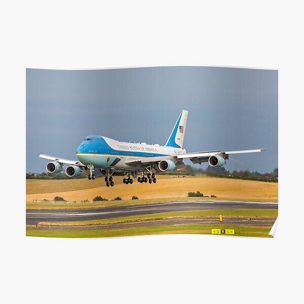 Air Force One B747 Poster