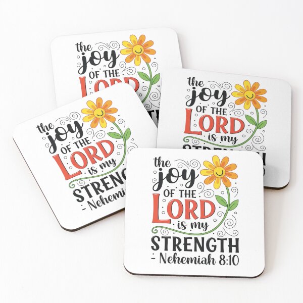 Item preview, The Joy of the Lord is My Strength - Nehemiah 8:10 designed and sold by Faithloveshop.