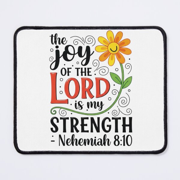 Item preview, The Joy of the Lord is My Strength - Nehemiah 8:10 designed and sold by Faithloveshop.