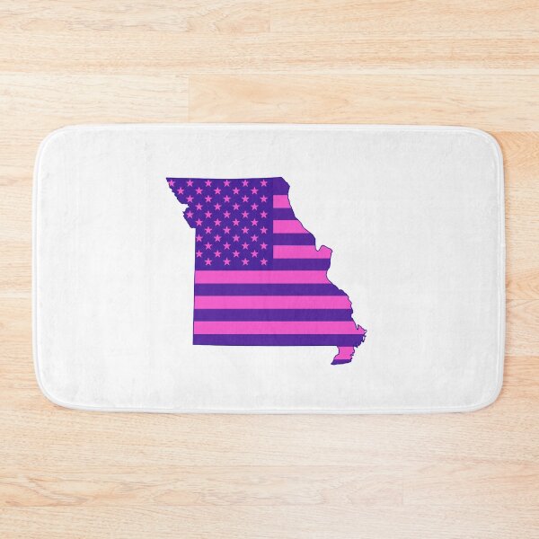 Item preview, Missouri Pop Pink State Flag – Modern Fun Colors designed and sold by Paper Drip.