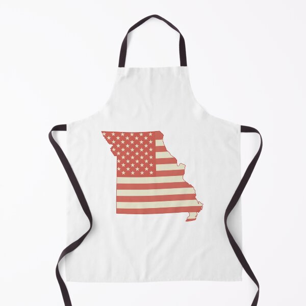 Item preview, Missouri USA Flag Silhouette – Stars and Stripes State Outline designed and sold by Paper Drip.