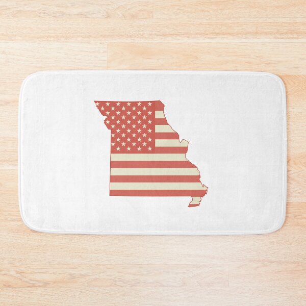 Item preview, Missouri USA Flag Silhouette – Stars and Stripes State Outline designed and sold by Paper Drip.