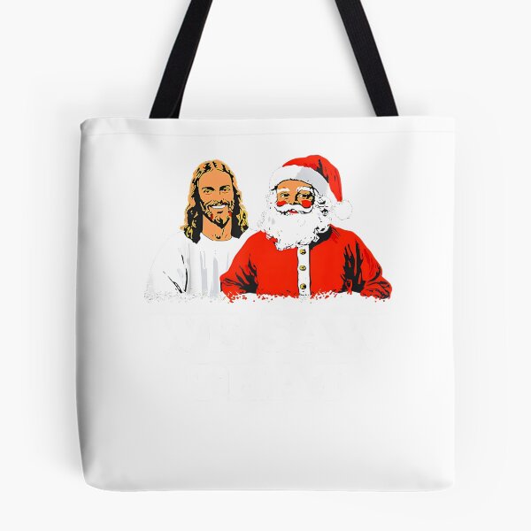 Item preview, WE Saw That, Santa and Jesus are Always Watching Christmas designed and sold by ArleneRowe.