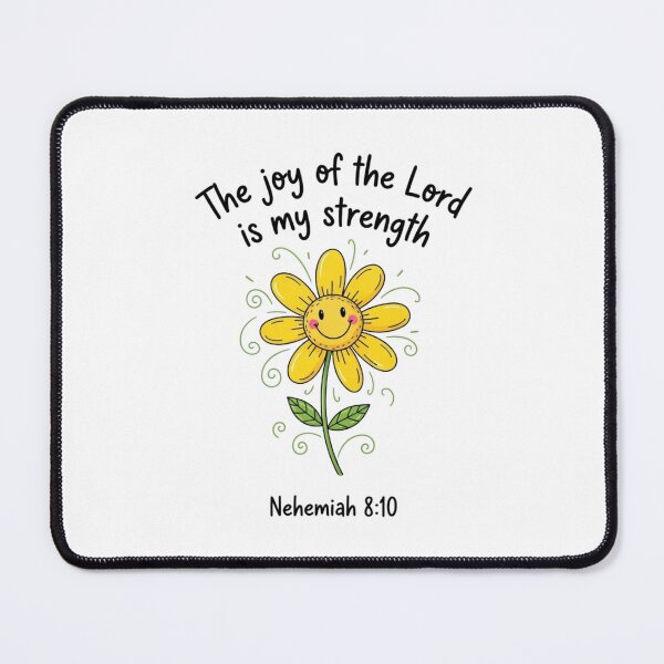 Item preview, The Joy of the Lord is My Strength - Smiling Flower designed and sold by Faithloveshop.