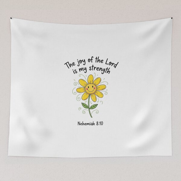 Item preview, The Joy of the Lord is My Strength - Smiling Flower designed and sold by Faithloveshop.