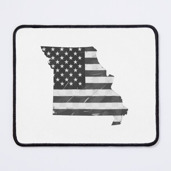 Item preview, Missouri State Stars & Stripes Silhouette – Black and White designed and sold by Paper Drip.