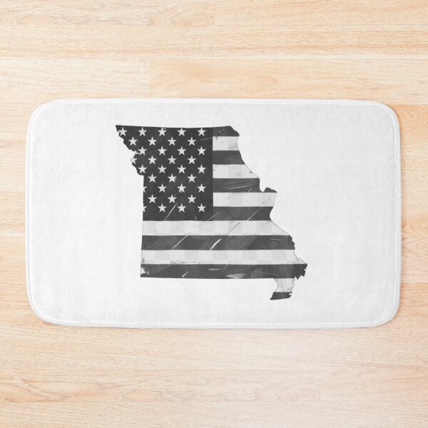 Item preview, Missouri State Stars & Stripes Silhouette – Black and White designed and sold by Paper Drip.