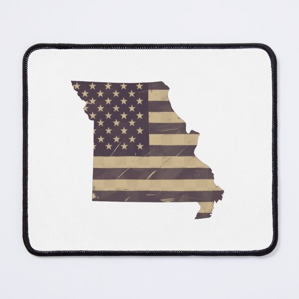 Item preview, Missouri State Vintage Stars & Stripes – Brown and Gold designed and sold by Paper Drip.