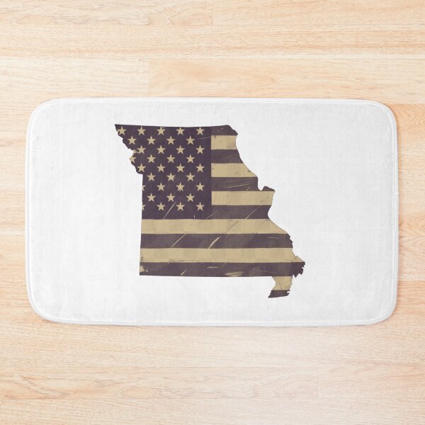 Item preview, Missouri State Vintage Stars & Stripes – Brown and Gold designed and sold by Paper Drip.