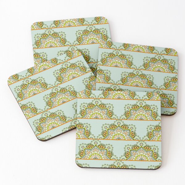 Item preview, Decorative Ethnic Motif Stripes Pattern designed and sold by Farissa Designs.