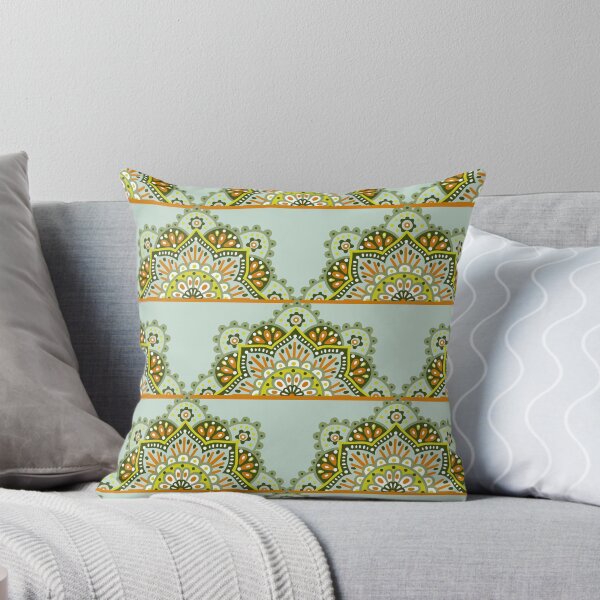 Item preview, Decorative Ethnic Motif Stripes Pattern designed and sold by Farissa Designs.