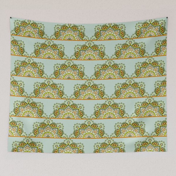 Item preview, Decorative Ethnic Motif Stripes Pattern designed and sold by Farissa Designs.