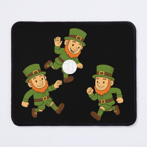 Item preview, Leprechauns playing Gaelic Football designed and sold by JamesDunican.