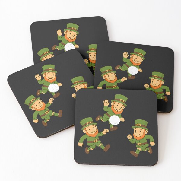 Item preview, Leprechauns playing Gaelic Football designed and sold by JamesDunican.