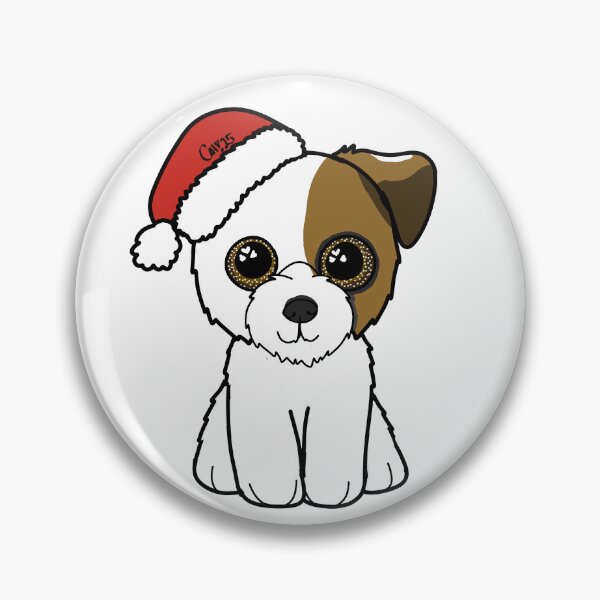 Item preview, Custom Christmas Parsons Russel Terrier Stuffie designed and sold by CerasArtHouse.