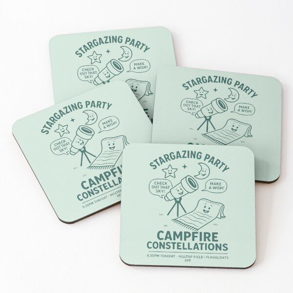 Item preview, Campfire Constellations Stargazing Party designed and sold by PrintSmithArt.