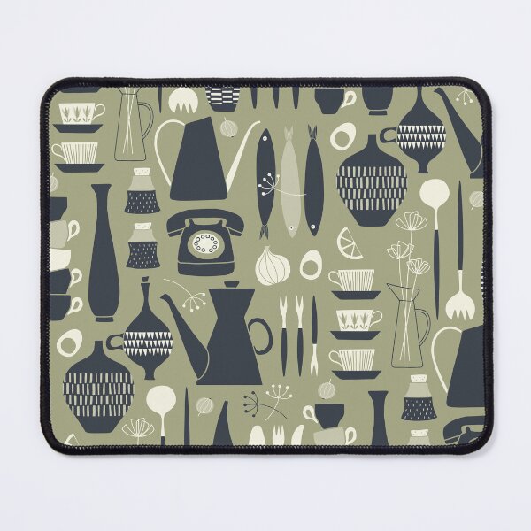 Item preview, In my Mother's Kitchen - olive designed and sold by Johanna Kindvall.