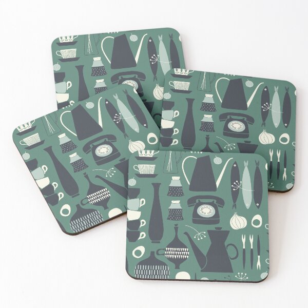 Item preview, In my Mother's Kitchen - winter green designed and sold by Johanna Kindvall.