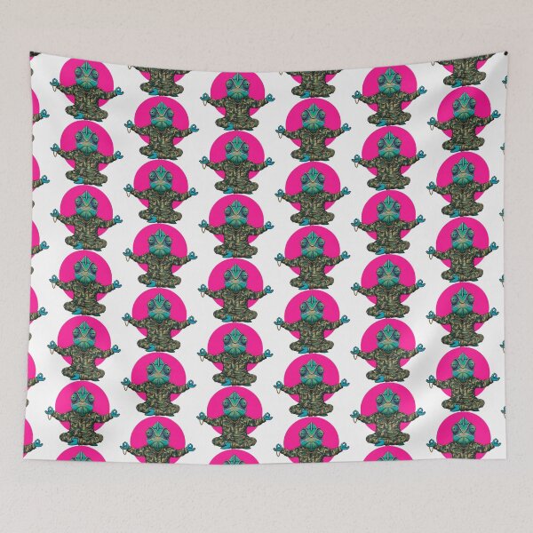 Item preview, Zen Chameleon in Army Camo Funny Yoga designed and sold by SholoStudio.