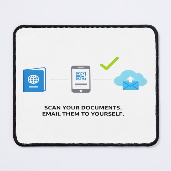 Item preview, The Ultimate Travel Hack | Scan Your Documents designed and sold by Dakson Design - Fantasy Art.