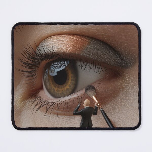 Item preview, Little man helps with makeup designed and sold by BenCoStyle.