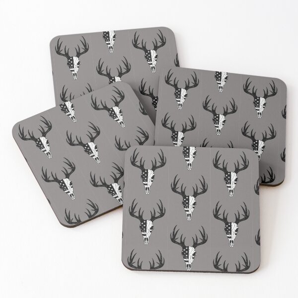 Artikelvorschau, Hirschschädel-Design für die Jagd | Schädelkunst für Outdoor-Fans entworfen und verkauft von Eric’s Creative Corner.
