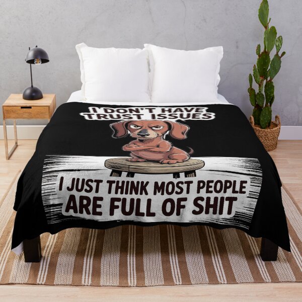 Item preview, Cute Dachshund I Don’t Have Trust Issues I Just Think Most designed and sold by milanforbes.