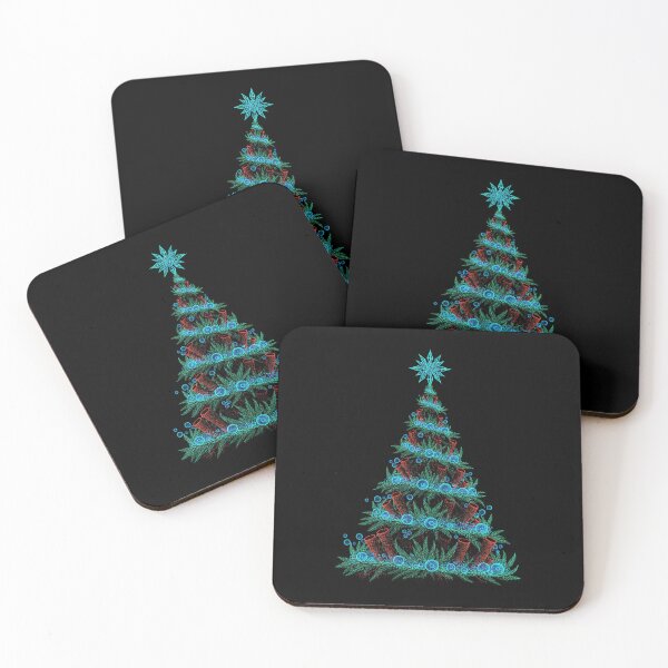Item preview, Bioluminescent Neon Coral and Sponge Christmas Tree designed and sold by zzz888.