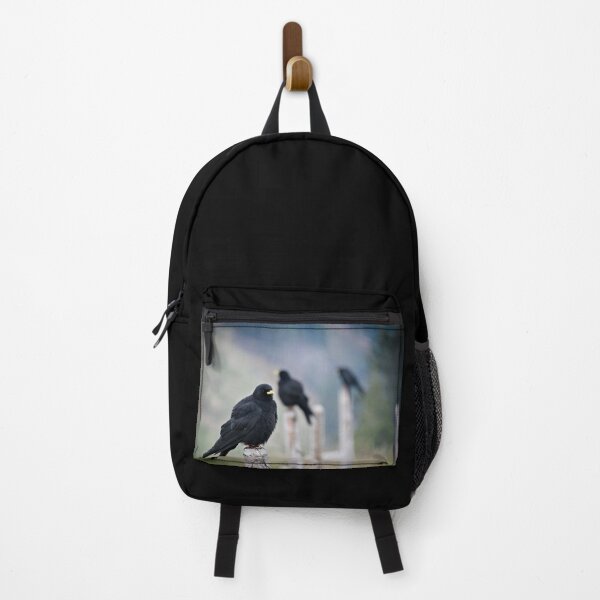 Item preview, Three Alpine Choughs – Resilience in the Swiss Alps / Swiss Art Photography designed and sold by Raphael Wolf.