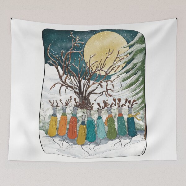 Item preview, 8 Tiny Reindeers  designed and sold by greytcollective.