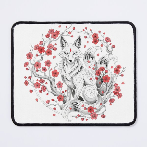 Item preview, Kitsune Spirit Nine-Tailed Fox Sakura designed and sold by Latrolll.