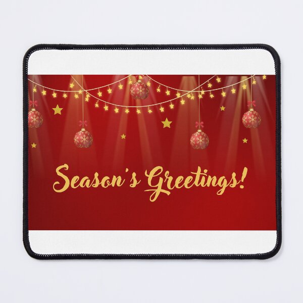 Item preview, Season's greetings Christmas holiday scene on wood background designed and sold by Nature-View.