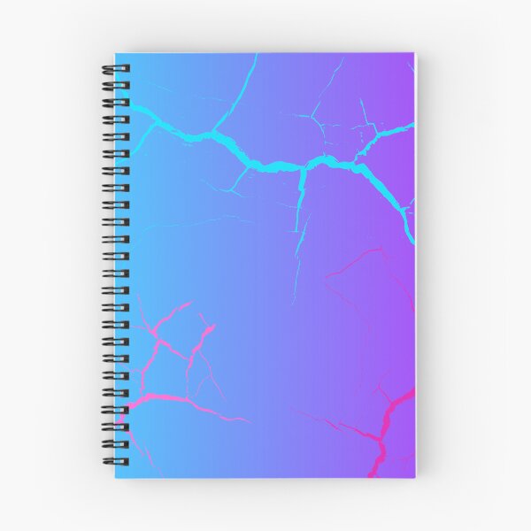 Item preview, Pink and blue cracked lightning  designed and sold by Deafvisionary.