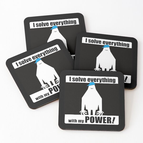 Item preview, Solve Everything with My POWER – Bold Minimalist Strength Design(WHITE) designed and sold by R-T-Gracie.