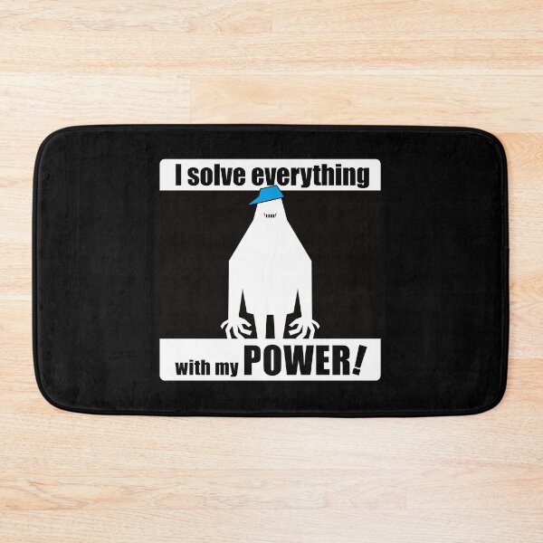 Item preview, Solve Everything with My POWER – Bold Minimalist Strength Design(WHITE) designed and sold by R-T-Gracie.