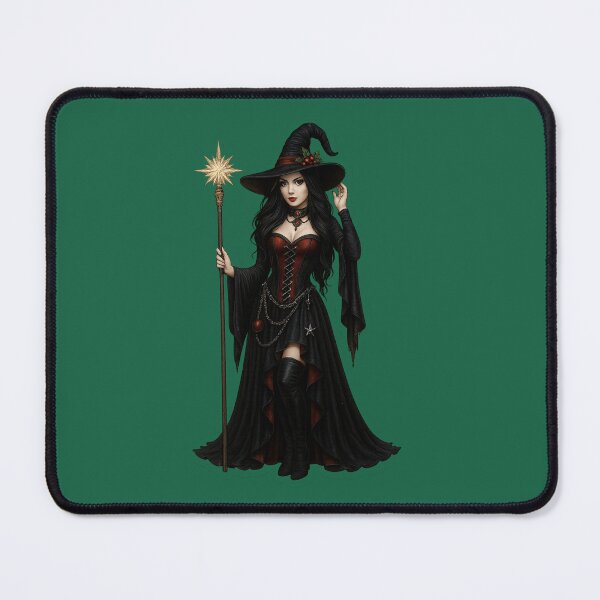 Item preview, Miranda the Witch – Gothic Sorceress Portrait - Collectible designed and sold by MrsMimpi.
