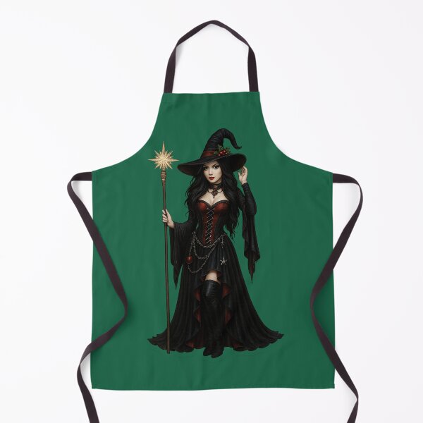 Item preview, Miranda the Witch – Gothic Sorceress Portrait - Collectible designed and sold by MrsMimpi.