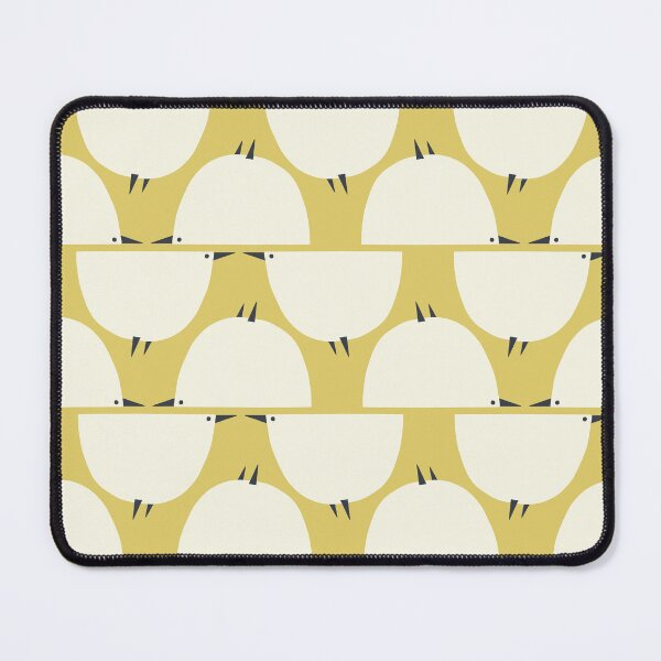 Item preview, Birds in Retro Style - ochre & cream designed and sold by Johanna Kindvall.